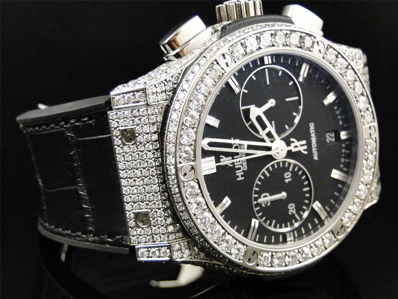 Fake Hublot Big Bang Diamond Chronograph 44mm Watch