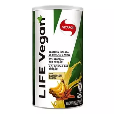 Imagem de Life Vegan Banana e canela 450g