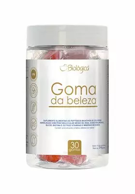 Imagem de GOMA DA BELEZA COM ÁCIDO HIALURÔNICO - SABOR FRUTAS VERMELHAS - 30UN