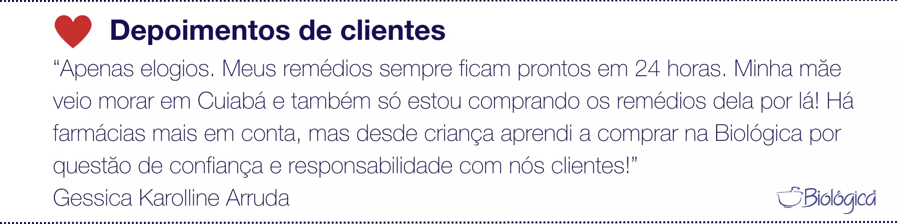 Depoimento Cliente 