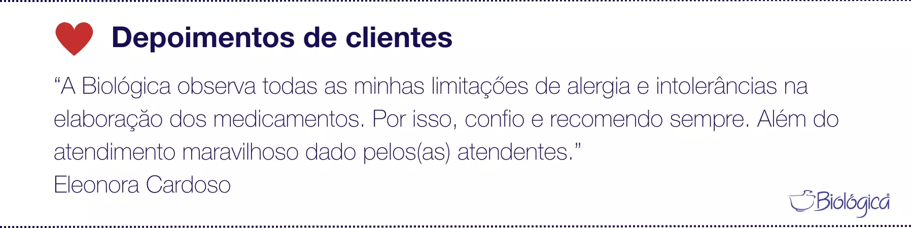 Depoimento Cliente 