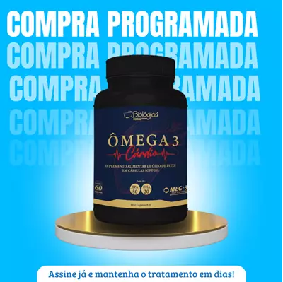 Imagem de COMPRA PROGRAMADA CARDIO OMEGA 3 60 CAP EPA 1000/DHA 400