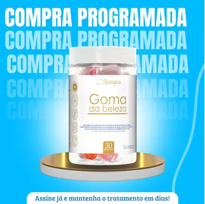 Imagem de COMPRA PROGRAMADA GOMA DA BELEZA COM ÁCIDO HIALURÔNICO 30 UNIDADES