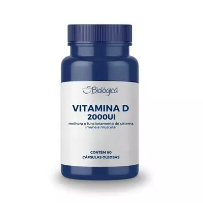 Imagem de Vitamina D3 2000UI 60 cápsulas oleosas
